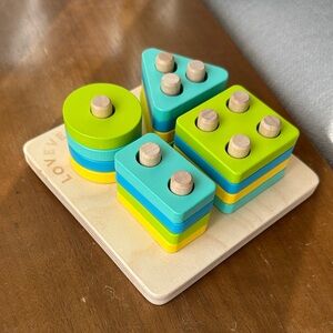 Lovevery sort & stack peg puzzle